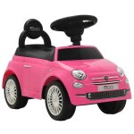Vidaxl voiture à chevaucher fiat 500 rose Vidaxl voiture à chevaucher fiat 500 rose