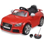 Vidaxl voiture avec tlcommande pour enfants audi tt rs rouge
