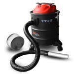 Vide cendres 1200w 20l avec soufflerie fonction dcolmatage et roues - warm tech