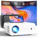 Vidoprojecteur izeeker ipl310 - full hd 1080p natif 4k - bluetooth wifi - 200 ansi lumens - trpied ...