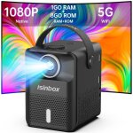 Vid�oprojecteur portable full hd 1080p 1100 lumens supporte 5g wifi wireless bluetooth home cin�ma
