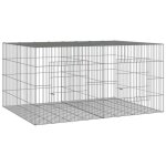 Cage � lapin - viesurchoix - 110x79x54 cm - fer galvanis� - argent� - ext�rieur