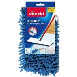 Vileda flip mop serpill�re en microfibre en forme de trapezo�dale pi�ce de rechange blanc - bleu 162291 ...