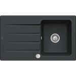 Villeroy & boch - evier 50 - cramique - gris anthracite rversible architectura - vidage automatique ...