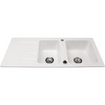 Villeroy & boch evier cuisine  encastrer 15 bac + 1 gouttoir architectura - cramique - 113 x 48 cm ...
