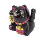 Vingvo chat ondulant solaire chat porte - bonheur chinois fortune chat dcoration agitant le bras lumire ...