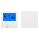 Vingvo contrleur de temprature rgulateur de temprature de thermostat de chauffage sans fil rf lcd ...