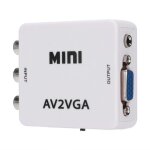 Vingvo convertisseur vid�o 480p mini composite av vers vga adaptateur tv d�codeur convertisseur audio ...