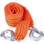 Sangle de remorquage - vingvo - 4m x 4cm - nylon haute r�sistance - charge 3 tonnes - crochets de s�curit� ...