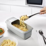 Cuiseur  ptes - vingvo - micro - ondes - blanc - 30x14x10cm - 1 pice