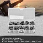 Vingvo embout de guide de canne leo 80 pi�ces anneaux de guidage de canne � p�che durables ensemble de ...