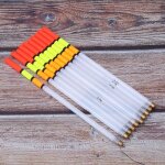 Vingvo flotteur de pche 10 pices en plastique durable flotteurs de pche bobber bton tube multi - ...