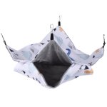 Vingvo hamac suspendu pour hamster pour animaux de compagnie hamster suspendu hamac lit superpos petit ...