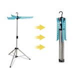 Schoir  linge - vinteky - pliable et robuste - supporte 30 kg - 27 cintres - intrieur / extrieur