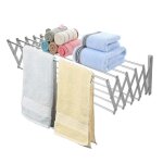 Vinteky schoir mural extensible sche linge dpliable avec 9 barres tendoir  linge pour intrieur ...