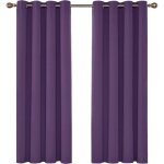 Violet fonc� rideaux occultants rideaux pour chambre fille 140x224 cm (largeur x hauteur) violet fonc� ...