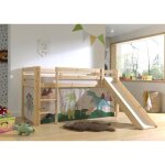 Vipack - tente de lit dino en coton pour lits mi - hauteur charlotte et astrid