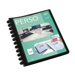 Viquel prot�ge - document geode avec pochettes amovibles - 60 vues - noir