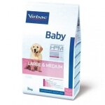 Virbac veterinary hpm baby medium (chiot - 6mois 11 � 25kg) large ( - 7mois + 25kg) croquettes 12kg