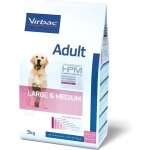 Virbac veterinary hpm chien adulte medium ( + 12mois 11 � 25kg) large( + 18mois + 25kg) croquettes 12kg ...
