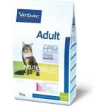 Croquettes - virbac - veterinary hpm neutered chat adulte - 3kg - faible en glucides - riche en protines ...