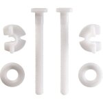 Vis de fixation - siamp - monaco et menton - plastique - universel - blanc