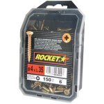 Vis rocket à tête fraisée pozi - 4x35 mm Vis rocket à tête fraisée pozi - 4x35 mm