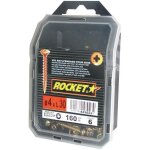 Vis - rocket - modèle vynex - 4x30 mm - acier bichromaté - lot de 160 pièces Vis - rocket - modèle vynex - 4x30 mm - acier bichromaté - lot de 160 pièces