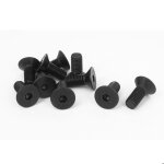 Vis � t�te frais�e plate sourcing map 10pcs vis six pans creux vis � douille hexagonale boulon m10 x ...