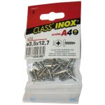 Vis t�le � t�te frais�e bomb�e - pozi - inox - 3. 5x15 mm