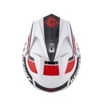 Visire casque de moto kenny trial air - red white - tu
