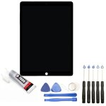 Visiodirect� ecran complet: vitre + lcd compatible avec ipad pro taille 97 noir + kit outils + colle ...