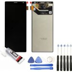 Visiodirect� ecran complet: vitre tactile + ecran lcd compatible sony xperia 10 plus noir 6. 5 + kit ...