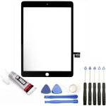 Visiodirect vitre cran tactile compatible avec ipad 7 a2197 a2198 a2200 taille 10. 2 noir + kit outils ...