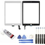 Visiodirect� vitre �cran tactile compatible avec ipad air 2 blanc + kit outils + colle b7000 offerte