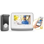 Visiophone connecté somfy v®350 - gestion des visites à distance via l?app somfy protect