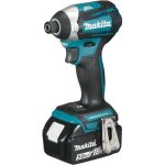 Visseuse  chocs 18v + 2 batteries 5ah + chargeur + coffret makpac - makita - dtd154rtj