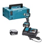 Visseuse  chocs - makita - dtd172rtj - 180 nm - 2x50 ah - coffret makpac