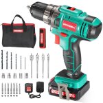 Visseuse devisseuse sans fil - hychika - 12v - 30nm - 2 vitesses - 25 accessoires - led