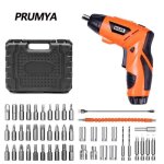 Visseuse perceuse sans fil prumya 4. 2v rechargeable usb tournevis �lectrique double morphologie avec ...