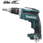 Visseuse plaque de pltre 18 v li - ion 4 ah makita dfs452z
