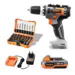 Visseuse sans fil 20v - fuxtec - fx - e1bs20 et kit dembouts