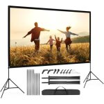 Visulapex �cran de projection 100 16:9 pliable sur pied - 4k hd portable avec sac