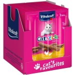 Vitakraft cat stick mini - friandise pour chat  la volaille et au foie - sachet fraicheur de 3 sticks ...