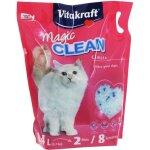 Liti�re magic clean - vitakraft - 8 l - gel de silice - neutralisation rapide des odeurs - hygi�ne renforc�e ...