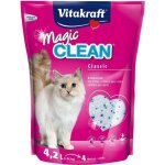 Liti�re magic clean pour chat - vitakraft - 4 l - gel de silice - efficacit� et hygi�ne garanties - 4 ...