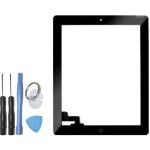 Vitre ecran tactile ipad 2noir bouton et adhsif