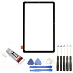 Vitre ecran tactile compatible avec samsung galaxy tab s6 lite sm - p610 sm - p615 10. 4 noir + kit outils ...
