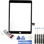 Vitre tactile compatible avec ipad 8 noir a2828 a2829 a2830 a2270 taille 10. 2 + kit outils + colle b7000 ...