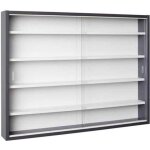Inter link vitrine de collection collecty gris blanc